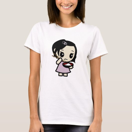 T-shirt fille de riz (Devant)