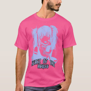 T-shirt Fille de rock du cœur de l'abîme esthétique punk r