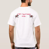 T-shirt Fille de sapeurs-pompiers (Dos)