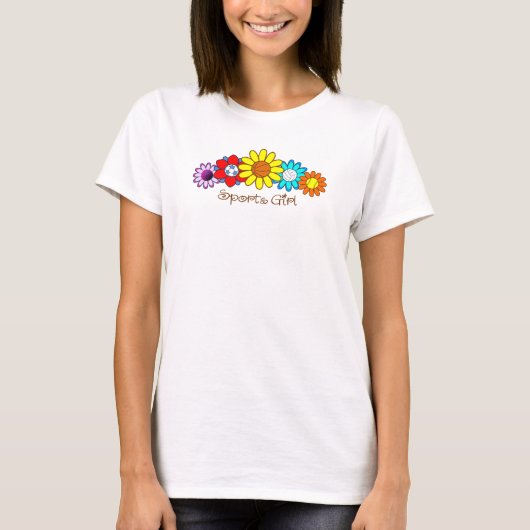 T-shirt Fille de sports - basket-ball (Devant)