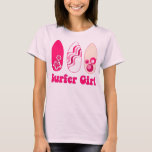 T-SHIRT FILLE DE SURFER, SURF, SURF, SURFER, SURFER, SURFE<br><div class="desc">FILLE DE SURFER</div>
