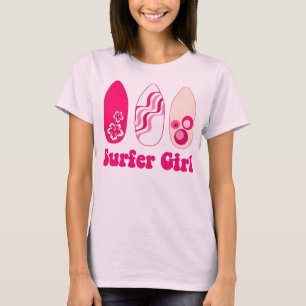 T-SHIRT FILLE DE SURFER, SURF, SURF, SURFER, SURFER, SURFE