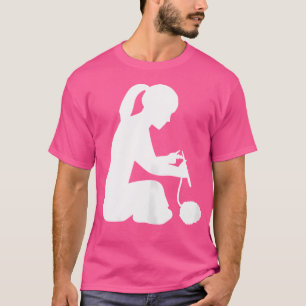 T-shirt Fille de tricot de femmes