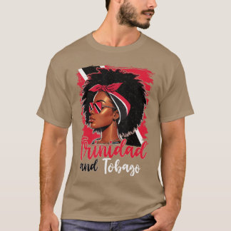 T-shirt Fille de Trinité-et-Tobago Drapeau Fière de Trinit