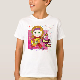 T-shirt Fille de vedette du rock