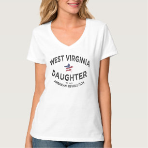 T-shirt Fille de Virginie occidentale Révolution américain