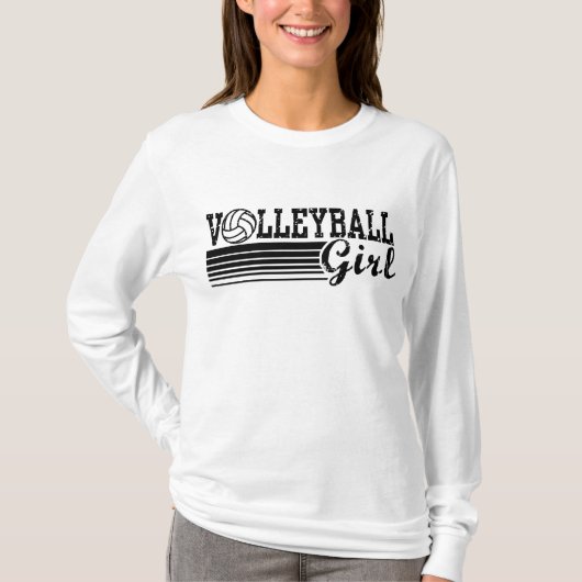 T-shirt Fille de volley-ball (Devant)