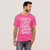 T-shirt Fille de volley-ball (Devant entier)