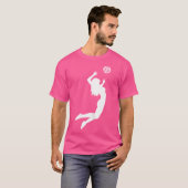 T-shirt Fille de volley-ball (Devant entier)