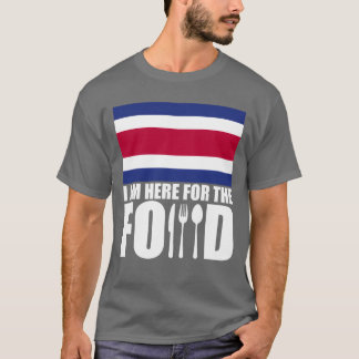 T-shirt Fille de voyage de nourriture de souvenir de Costa