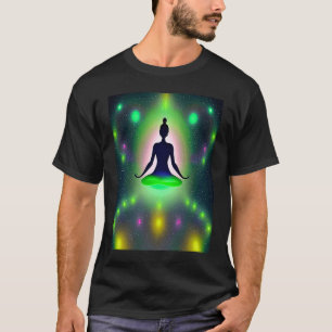 T-shirt Fille de yoga Femme Salutation du Soleil Méditatio