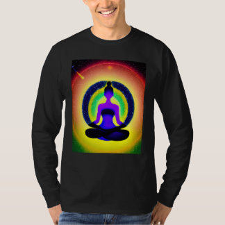T-shirt Fille de yoga Femme Salutation du Soleil Méditatio