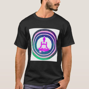 T-shirt Fille de yoga Femme Salutation du Soleil Méditatio