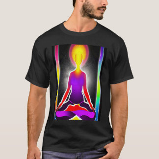 T-shirt Fille de yoga Femme Salutation du soleil Méditatio