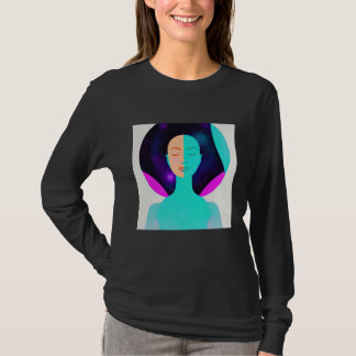 T-shirt Fille de yoga Femme Salutation du soleil Méditatio
