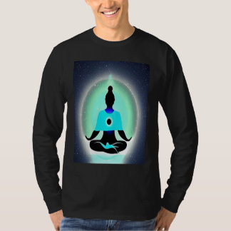 T-shirt Fille de yoga Femme Salutation du soleil Méditatio