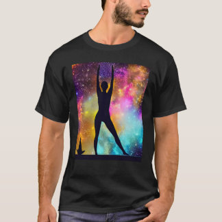 T-shirt Fille de yoga Femme Salutation du soleil Méditatio