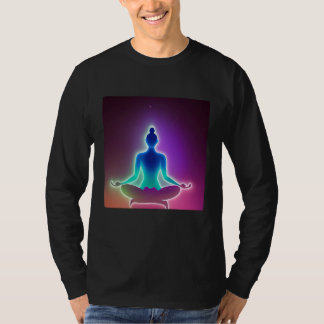 T-shirt Fille de yoga Femme Salutation du soleil Méditatio