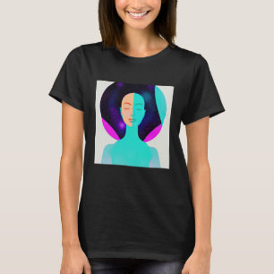 T-shirt Fille de yoga Femme Salutation du soleil Méditatio