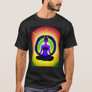 T-shirt Fille de yoga Femme Salutation du soleil Méditatio