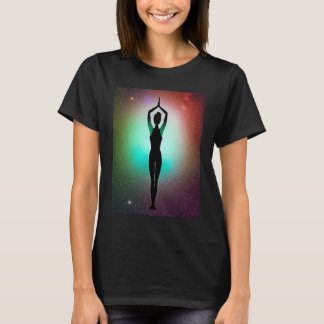 T-shirt Fille de yoga Femme Salutation du soleil Méditatio