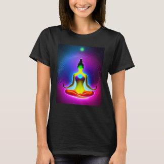 T-shirt Fille de yoga Fille Salutation du soleil Méditatio
