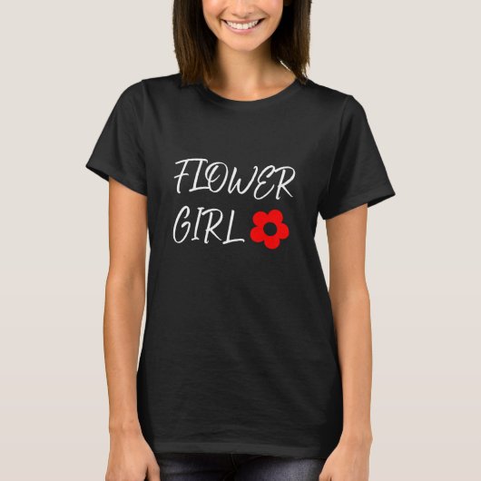 T-shirt Fille des fleurs (Devant)