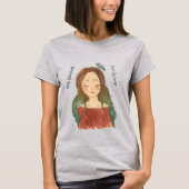 T-shirt Fille des Merles Bleus N'envole Pas (Devant)