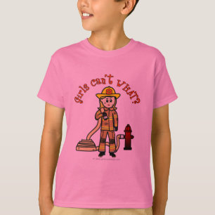 T-shirt Fille des pompiers de Blonde