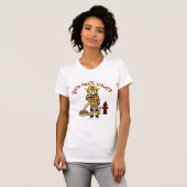 T-shirt Fille des pompiers de Blonde (Devant entier)