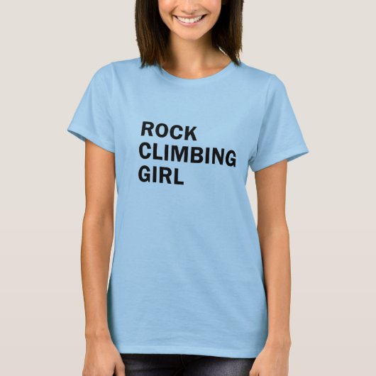 T-shirt Fille d'escalade (Devant)