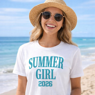 T-shirt Fille d'été 2026 Mode Tendance