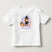 T-shirt fille d'Halloween pour la petite sorcière  (Devant)