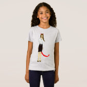 T-Shirt fille diable (Devant entier)