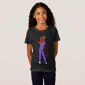 T-Shirt fille diable   (Devant entier)