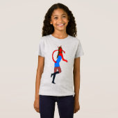 T-Shirt fille diable (Devant entier)