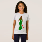 T-Shirt fille diabolique (Devant entier)