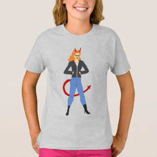 T-shirt fille diabolique