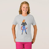T-shirt fille diabolique (Devant entier)