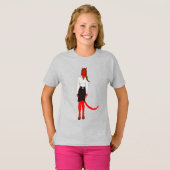 T-shirt fille diabolique (Devant entier)
