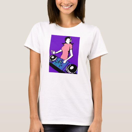 T-shirt Fille DJ (Devant)