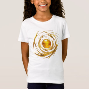 T-shirt fille d'or Sun Art