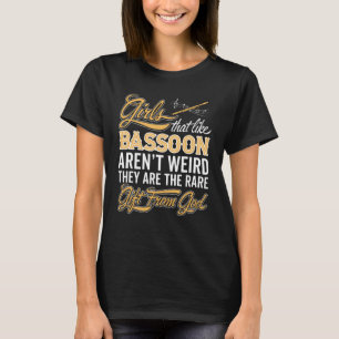 T-shirt Fille drôle de basson - Madame de Bassoonist