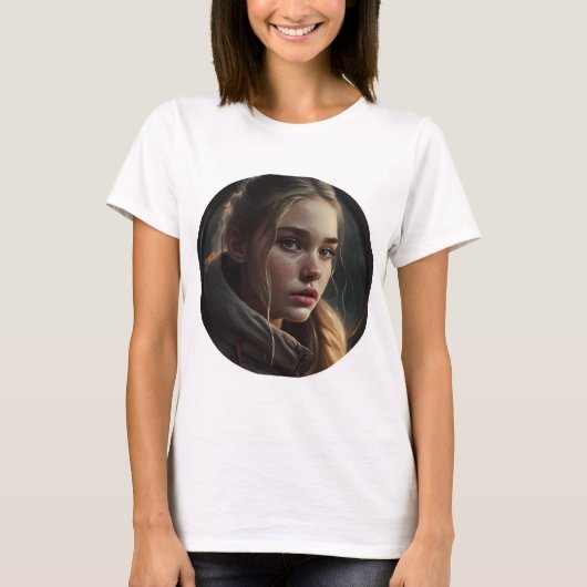 T-shirt Fille du cercle (Devant)