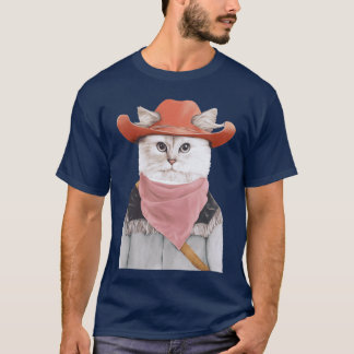 T-shirt Fille du chat de Rodéo