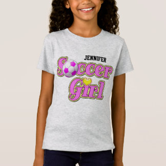 T-Shirt Fille du football
