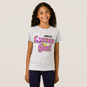 T-Shirt Fille du football (Devant entier)