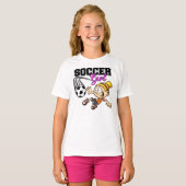 T-shirt Fille du football (Devant entier)