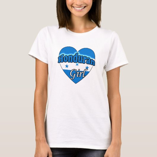 T-shirt Fille du Honduras (Devant)