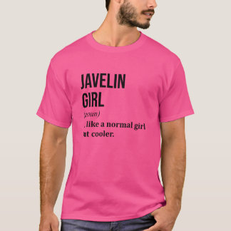 T-shirt Fille du javelot Javelot Javelot
